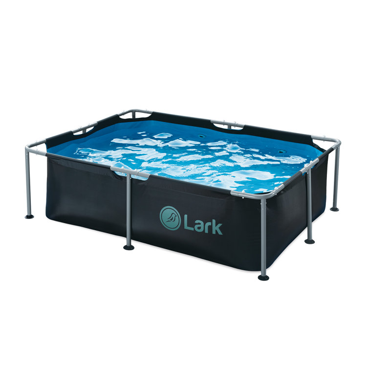 Lark Metal Frame Sport Splash Swimming Outdoor Patio Pool For Kids (7